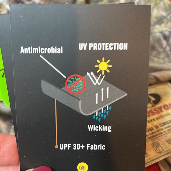 NEW L Mossy Oak Country DNA Long Slv Tee CAMO shirt scent ctrl UPF 30 wicking L - Picture 8 of 16